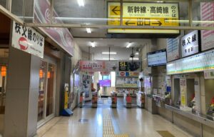 秩父鉄道熊谷駅改札