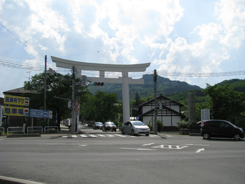 宝登山参道の鳥居