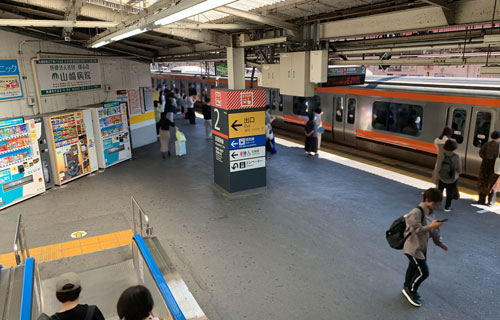 JR武蔵野線　新秋津駅　2番ホーム