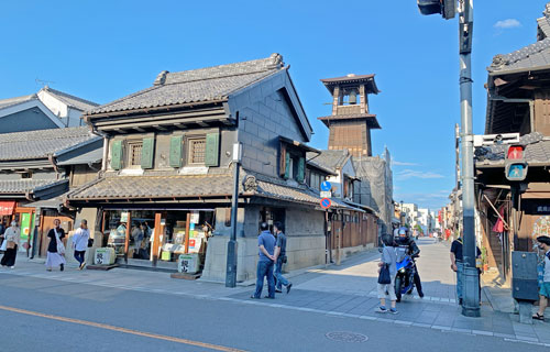 川越　蔵造りの町並み